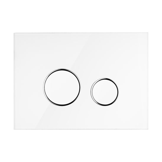 Set châssis encastré Oltens Triberg 50001000, bouton de chasse d'eau Oltens Lule 57201000, 49301000