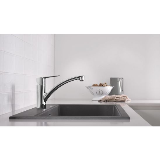 Set évier en acier inoxydable Grohe K700 31574SD1, mitigeur de cuisine Grohe Start 30530002