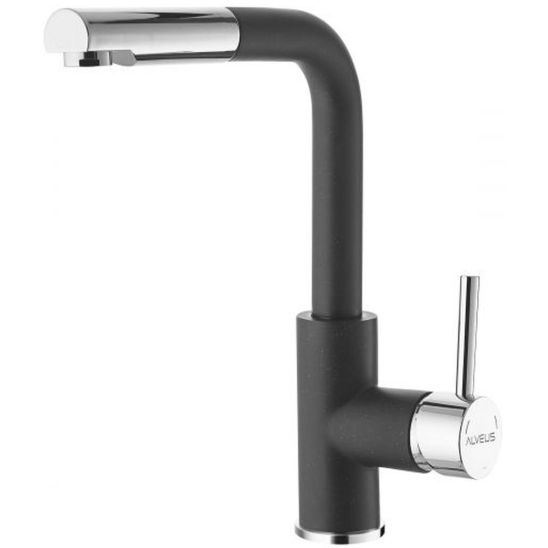 Set évier en granit Alveus Atrox 1132002, mitigeur de cuisine Alveus Siros 1129048