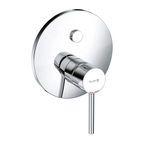 Set mitigeur bain-douche Kludi Bozz 386590576, douche à effet de pluie Kludi A-QA 6432505-00, 88011, 6651405-00, 3912005-00, 610710500, 6054705-00