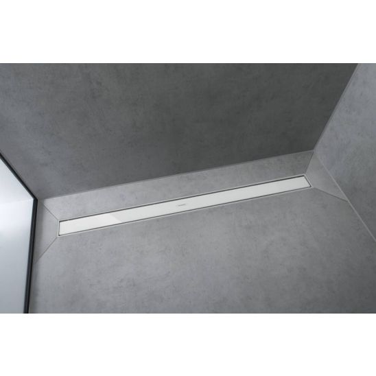 Set élément extérieur d’évacuation Hansgrohe Raindrain 56038700, kit de montage Hansgrohe uBox Universal 56018180
