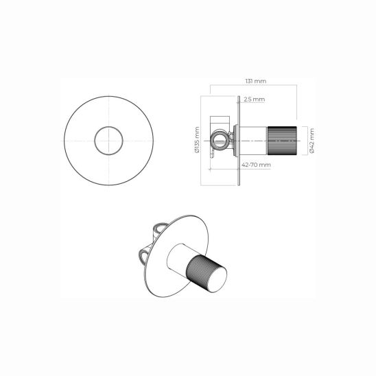 Set mitigeur de douche Oltens Hamnes 33105300, raccord coudé avec support Oltens Hvita 39304300, 37102300, 37200300