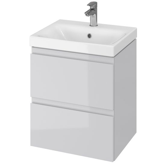 Set armoire Cersanit Moduo S590-011-ECO, lavabo Cersanit Moduo K116-009-ECO