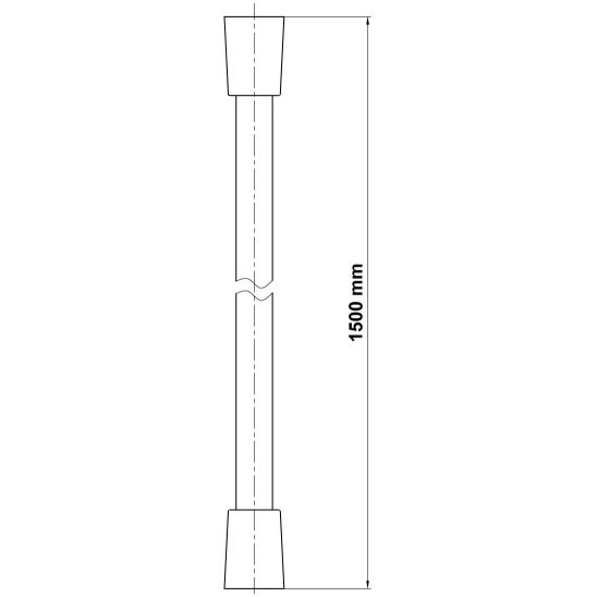 Set pommeau de douche Hagser Mia HGR70000037, tuyau de douche Hagser Ute HGR15000037, HGR90000037