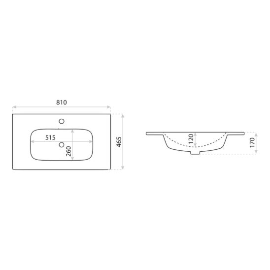 Set armoire LaVita Minnesota 5900378314356, lavabo LaVita Minnesota 5908211416199
