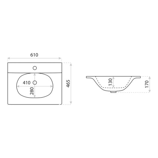 Set armoire LaVita Kolorado 5900378314363, lavabo LaVita Kolorado 5908211416205