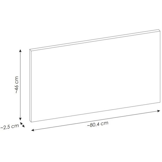 Set armoire Comad Santa Fe Taupe SANTA FE TAUPE 82-80-B-2S, lavabo Comad Smile UM-6252SMILE40DP, SANTA FE OAK89-080-A