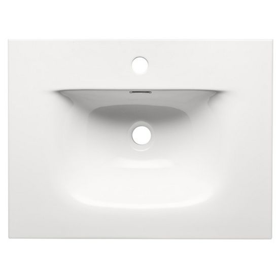 Set armoire Comad Adel Black ADEL BLACK 82-60-B-2S, lavabo Comad Sky SKY60-8099