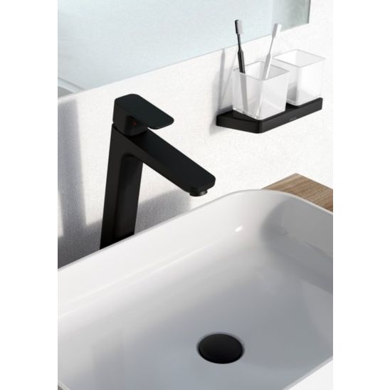 Set mitigeur de lavabo Ravak 10° X070151, lavabo Ravak Ceramic XJX01155002, X01762