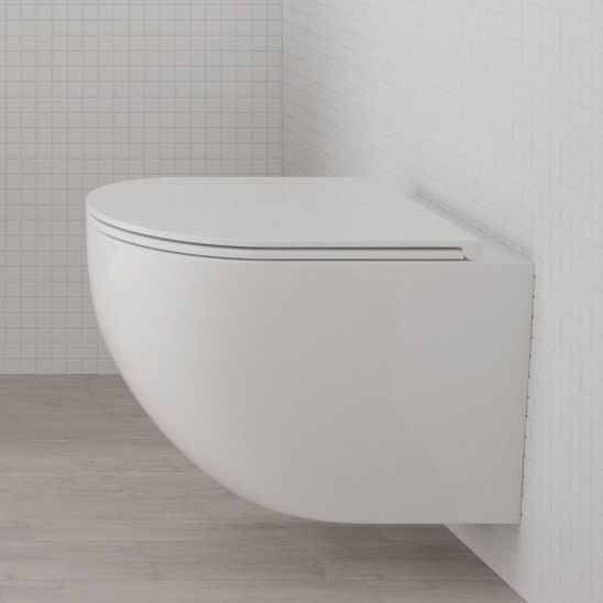 Set cuvette de WC Oltens Hamnes 42519000, abattant de WC Oltens Hamnes 45111000