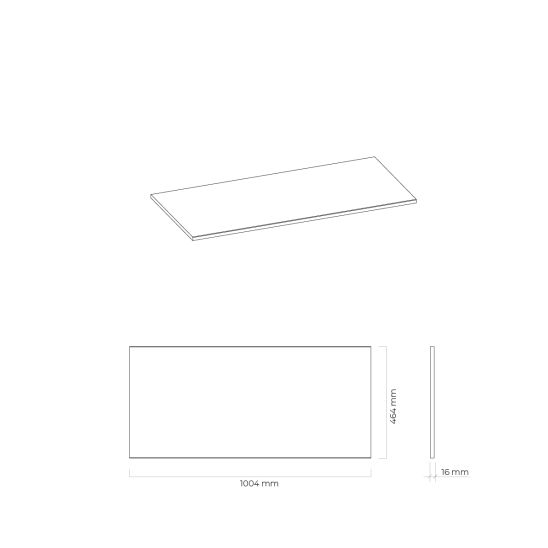 Set armoire Oltens Vernal 60002300, plan de travail suspendu Oltens Vernal 63006300