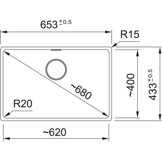 Set évier en granit Franke Maris 125.0687.256, mitigeur de cuisine Franke Lina 115.0626.081