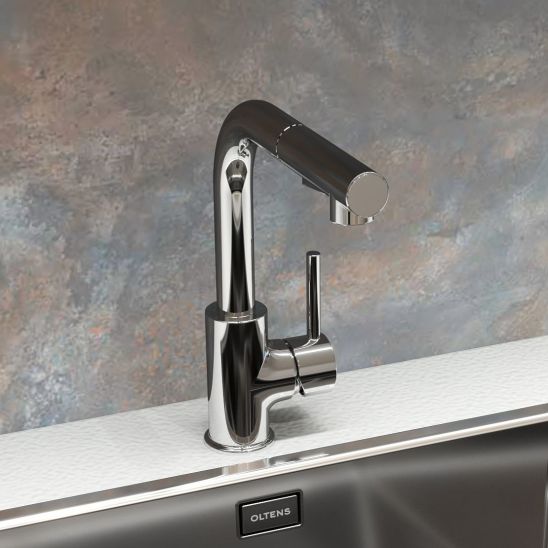 Set évier en granit Grohe K700 31654AP0, mitigeur de cuisine Oltens Myvat 35205100