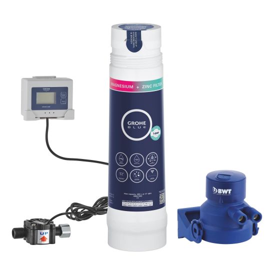 Set batterie pour filtre à eau Grohe Blue 30601DC0, filtre sous évier Grohe Blue 40875000