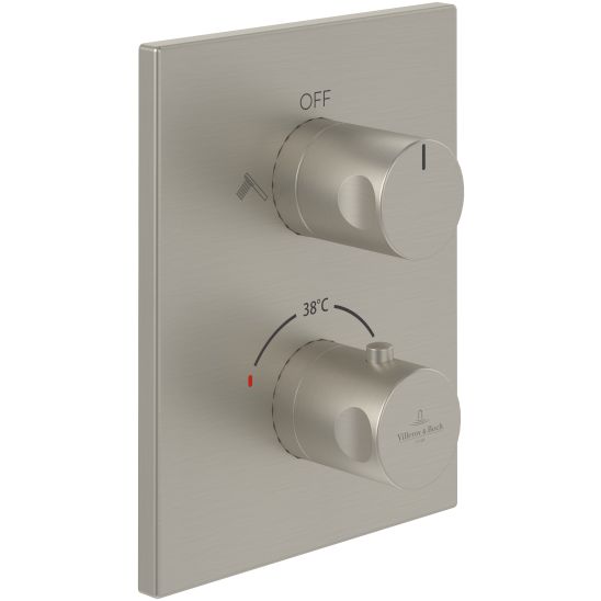 Set mitigeur bain-douche Villeroy & Boch Universal Taps & Fittings TVD00065300064, douche à effet de pluie Villeroy & Boch Universal Showers TVC00000100064, TVD00065100000, TVS10900600064, TVC00045800064, TVC00045351064, TVC00045600064, TVC00003500064