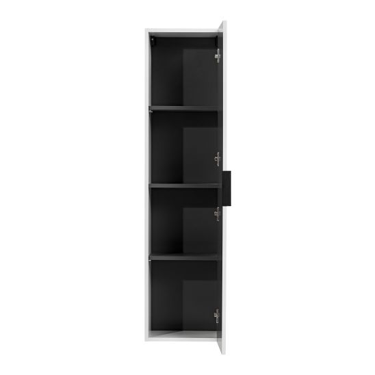 Zestaw Comad Adel White szafka 80x46 cm podumywalkowa wisząca biała z blatem, umywalką, szafką boczną i lustrem SET -ADW B 80 CM ANNA 2