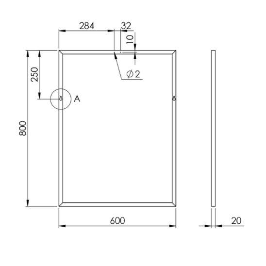 Set miroir Elita RE060600020040, applique murale Rabalux Oliro 75049