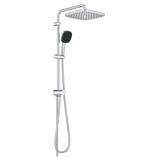 Set ensemble de douche Grohe Vitalio Comfort 26698001, mitigeur de douche Grohe Start Edge 24197001