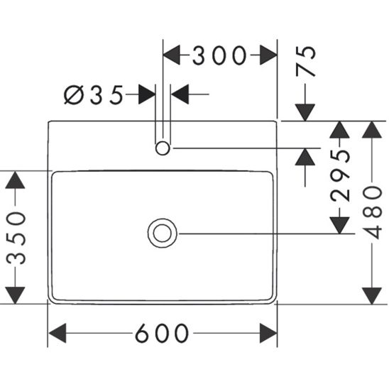 Set armoire Hansgrohe Xilesa E 54253760, lavabo Hansgrohe Xelu Q 61016450