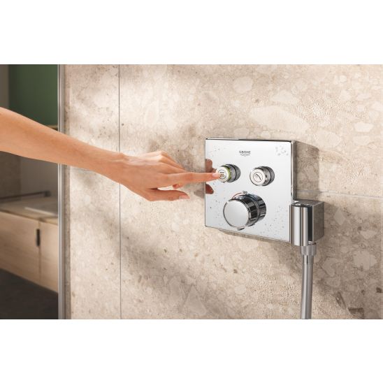 Set ensemble de douche Grohe Precision Smartcontrol 34876000, produit nettoyant pour chrome Grohe 48166000