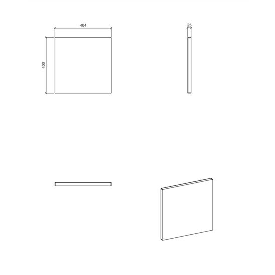 Set armoire Comad Nova Coast Evoke NOVA COAST EVOKE 81-40-39-1DK, plan de travail Comad Nova Oak NOVA OAK A 89-40