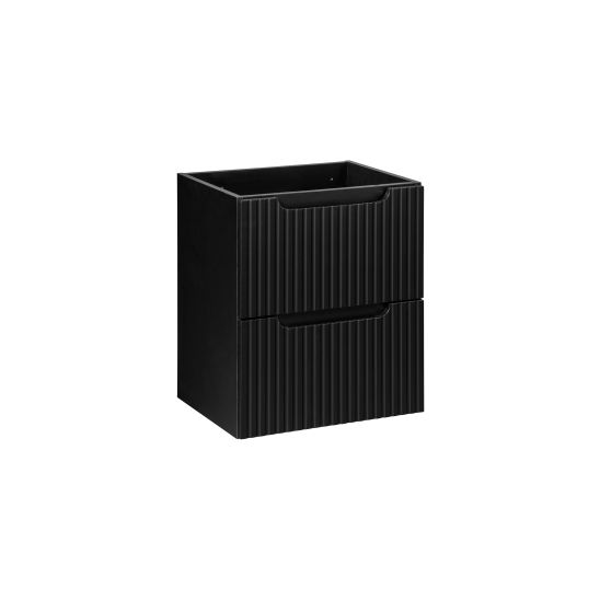 Set armoire Comad Nova Black NOVA BLACK D2 82-50-2S, lavabo Comad Sky 3 SKY 3 50CM DP (E-8099-3-50)
