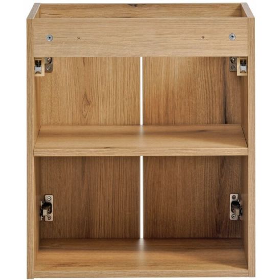 Set armoire Comad Nova Oak NOVA OAK A 82-50-2D, plan de travail Comad Nova Black NOVA BLACK B 89-50