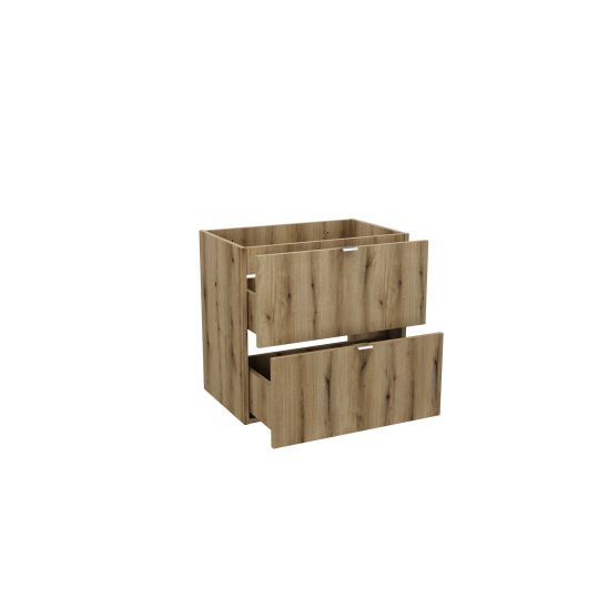 Set armoire Comad Nova Oak NOVA OAK A 82-60-2S, lavabo Comad Wiki UN-WIKI-SW, NOVA OAK A 89-60