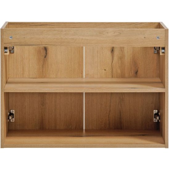Set armoire Comad Nova Oak NOVA OAK A 82-80-2D, plan de travail Comad Nova Black NOVA BLACK B 89-80