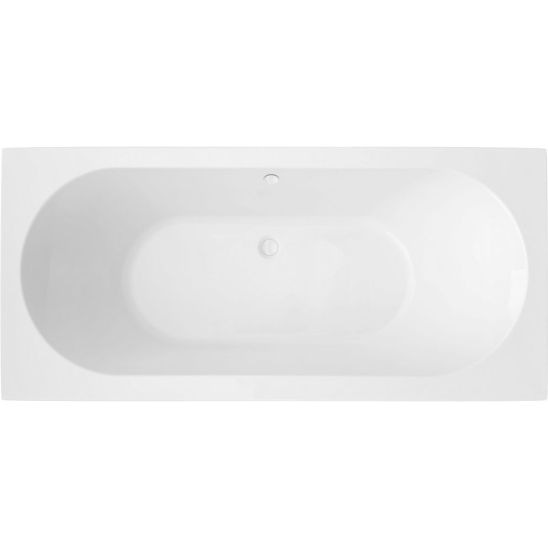 Set baignoire rectangulaire Oltens Lykke 10013000, siphon de baignoire Oltens Oster 03001100