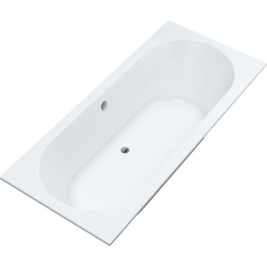 Set baignoire rectangulaire Oltens Lykke 10013000, siphon de baignoire Oltens Oster 03001100
