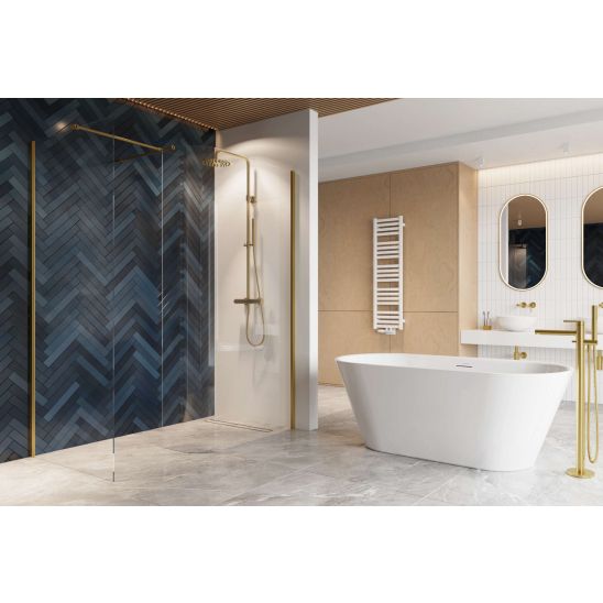 Set kit de montage Excellent Vidoq KAEX.1519.CR, paroi de douche walk-in Excellent Vidoq KAEX.1512.0785.2000.06.01