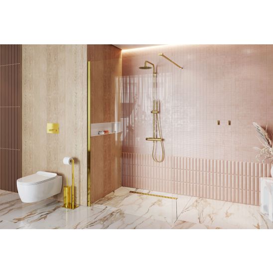 Set kit de montage Excellent Vidoq KAEX.1519.CR, paroi de douche walk-in Excellent Vidoq KAEX.1512.0785.2000.06.01