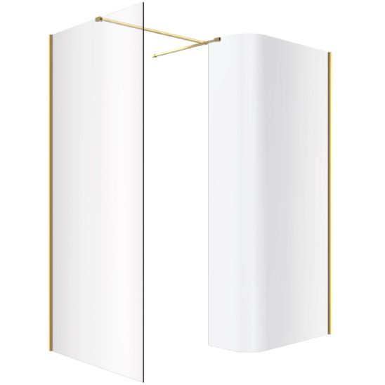 Set paroi de douche walk-in Excellent Vidoq KAEX.1507.930.LP.GL, paroi de douche walk-in Excellent Vidoq KAEX.1506.1200.LP.GL