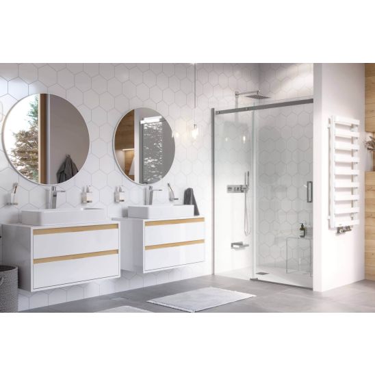 Set porte de douche Excellent Rols KAEX.2612.1200.LP1/2.BL, porte de douche Excellent Rols KAEX.2612.1200.LP2/2.BL, KAEX.2606.900.LP.BL