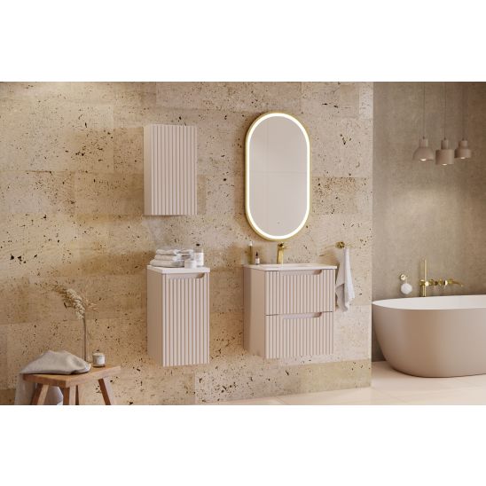 Set armoire Comad Nova Cashmere NOVACASHMERE 82-50-2S, lavabo Comad Gaja UN-GAJA35-SW 78570A(35), NOVA CASHMERE 89-50