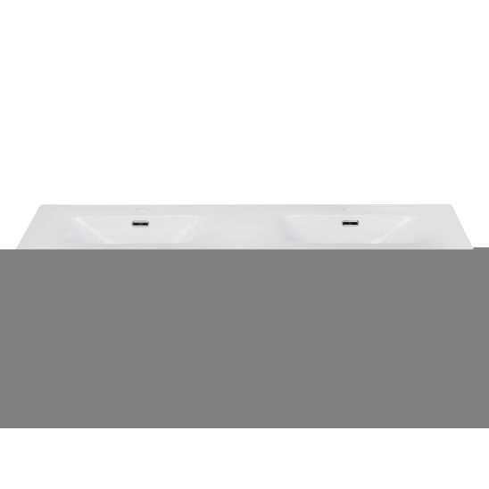 Comad Adel Cashmere szafka 120 cm podumywalkowa wisząca kaszmir z umywalką meblową SET-ADC 120CM SKY