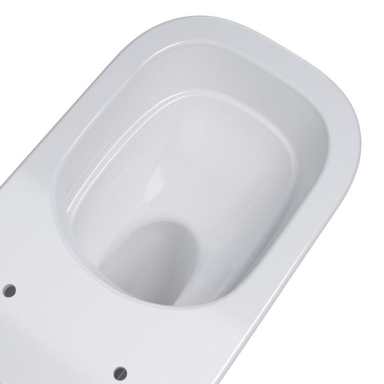 Set cuvette de WC Oltens Hadsel 42039000, abattant de WC Oltens Hadsel 45118000