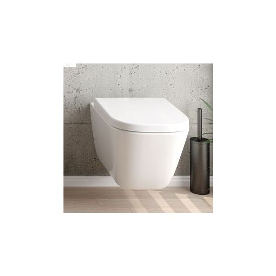 Set cuvette de WC Oltens Hadsel 42539000, abattant de WC Oltens Hadsel 45120000