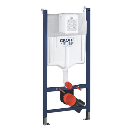 Set châssis encastré Grohe Solido 38971000, cuvette WC avec abattant à descente lente Hagser Beno HGR10000042