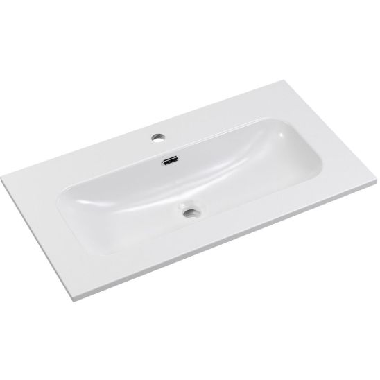 Set armoire Comad Bella Cashmere BELLA CASHMERE 82-80-46-2S, lavabo Comad Fly FLY WHITE GLOSS UM 80-46 DP ( E-8073-80 )