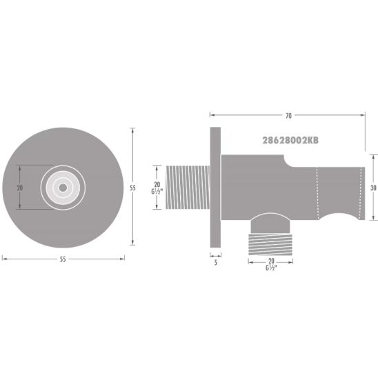 Set mitigeur bain-douche Kronenbach Smart Push 19044003CR, douche à effet de pluie Kronenbach Spa KBMBBPRBOR250-2, 01900190KBN, 28628002 KB, 27500000 KB, 28272000 KB
