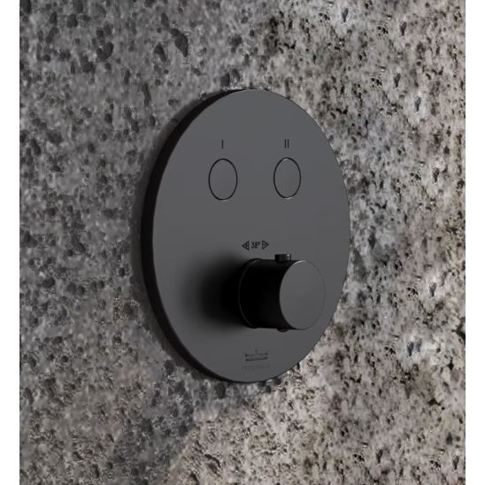 Set mitigeur bain-douche Kronenbach Smart Push 19044002SM, douche à effet de pluie Kronenbach Supra 2.0 153765001904SMN, 01900190KBN, 27409002SMKB, 28276000KBSM, 28628002SMKB, 27500001 KB