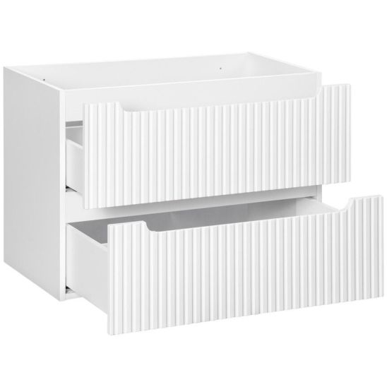 Set armoire Comad Nova White NOVA WHITE 82-80-2S, lavabo Comad Beyond BEYOND 5 WHITE ( E-6564 ), NOVA OAK A 89-80