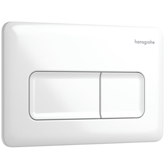 Set cuvette WC avec abattant à descente lente Hansgrohe EluPura Q 60293450, châssis encastré Hansgrohe iFrame universal 01022180, 66001450