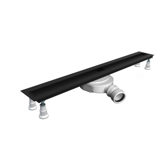 Set couvercle de drain linéaire Oltens Langan Slim 30017300, grille d’évacuation linéaire Oltens Langan Slim 30013300