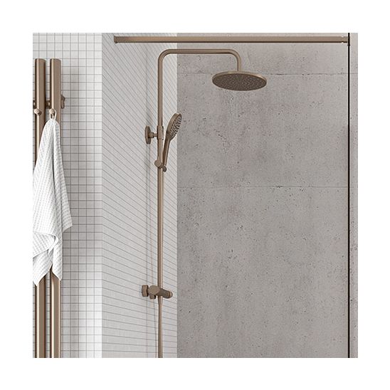 Set ensemble de douche Oltens Vatten 36505610, bec pour mitigeur Oltens Numa 39106610
