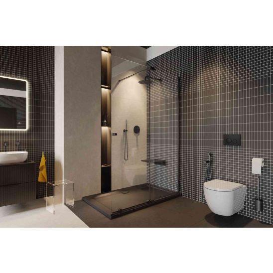 Set mitigeur bain-douche Excellent Pi AREX.1240.02AB, raccord de tuyau avec poignée Excellent Pi AREX.1241AB, AREX.3025AB, AREX.3140AB, AREX.SH.023AB