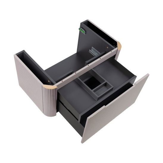 Set armoire Oltens Hamnes 60023900, plan de travail suspendu Oltens Hamnes 63013060