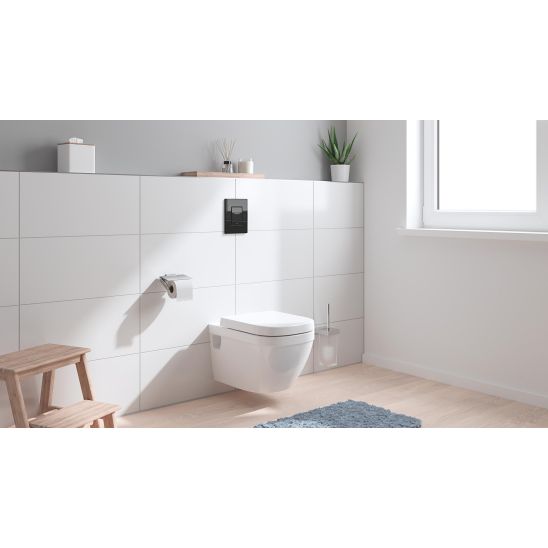 Set cuvette WC avec abattant à descente lente Grohe Start 103848SH00, châssis encastré Grohe Solido 38971000, 38966KV0